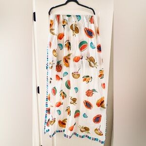 Calypso St Barth Fruit pattern scarf/wrap